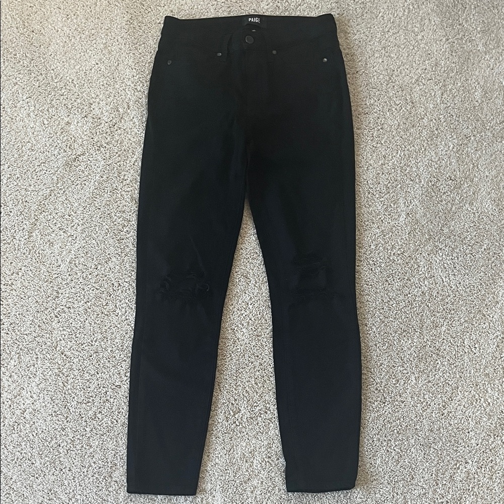PAIGE Midnight Black Denim